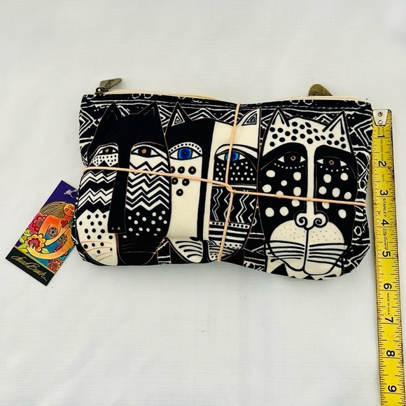 Laurel Burch~Cat Pattern / 3~Individual Cloth Bags - Picture 5 of 11
